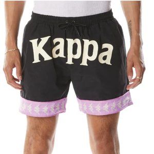 KAPPA BANDA CALABASH 3 SHORTS - BLACK SMOKE VIOLET